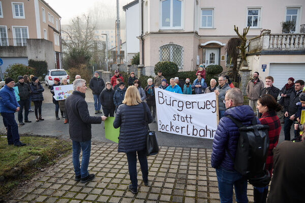 CSU-Demo gegen Bahnstrecke Passau-Hauzenberg - Nachrichten - Bürgerblick Passau